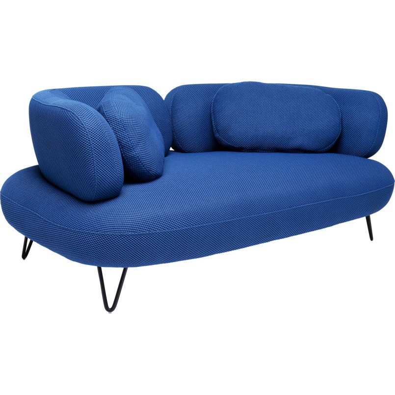 Canapé Peppo 2-places bleu 182cm