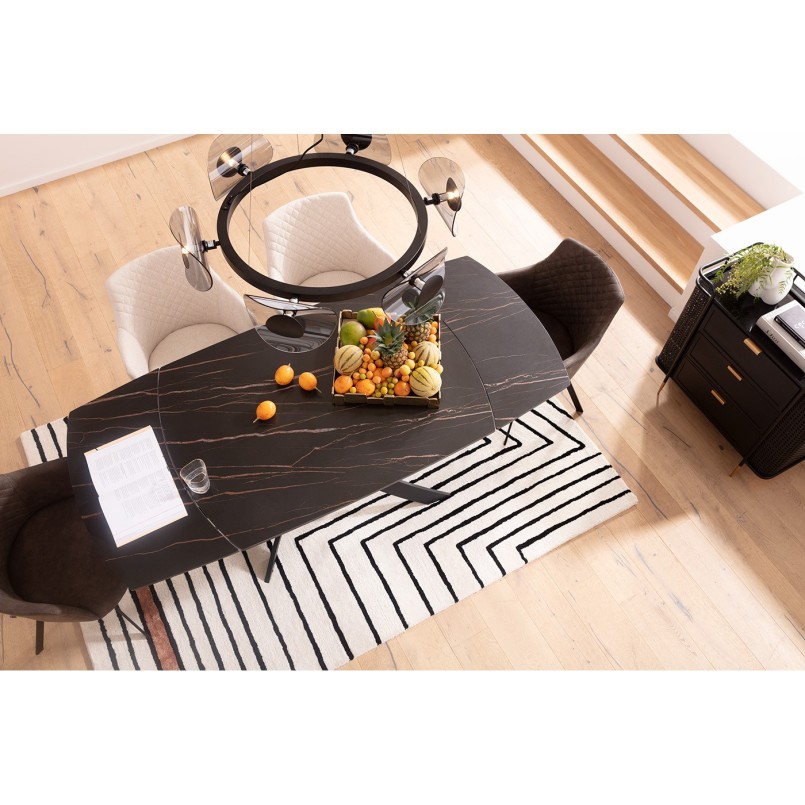 Chaise pivotante Coco crème Kare Design