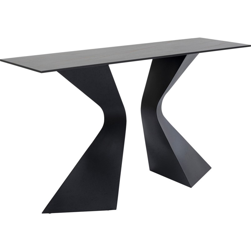 Console Gloria noit céramique 140x81cm