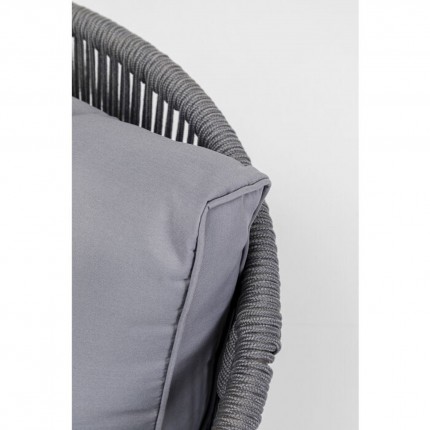 Salon de jardin Elba 4 places gris Kare Design