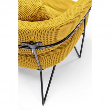 Fauteuil Peppo jaune Kare Design