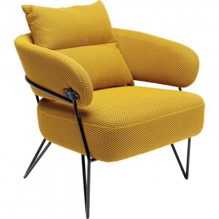 Fauteuil Peppo jaune Kare Design