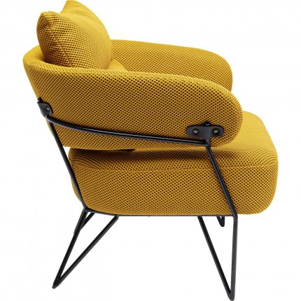 Fauteuil Peppo jaune Kare Design