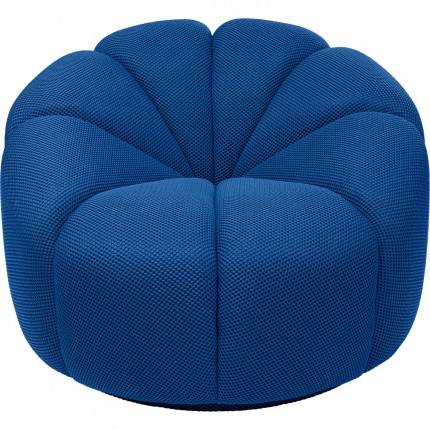 Fauteuil pivotant Peppo Lounge bleu Kare Design Fauteuil pivotant Peppo Lounge bleu Kare Design