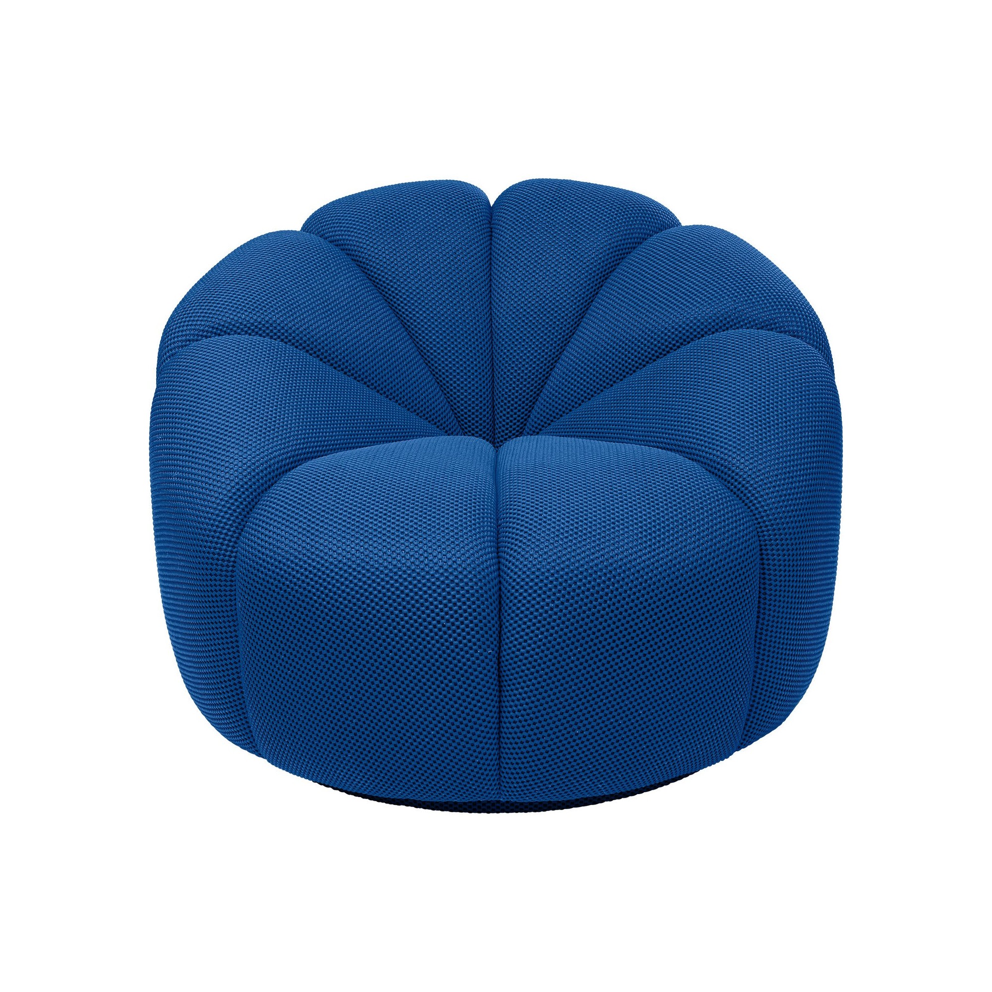 Fauteuil pivotant Peppo Lounge bleu Kare Design