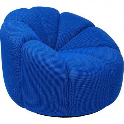 Fauteuil pivotant Peppo Lounge bleu Kare Design
