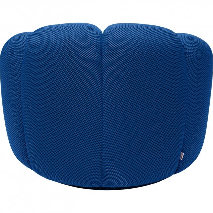 Fauteuil pivotant Peppo Lounge bleu Kare Design