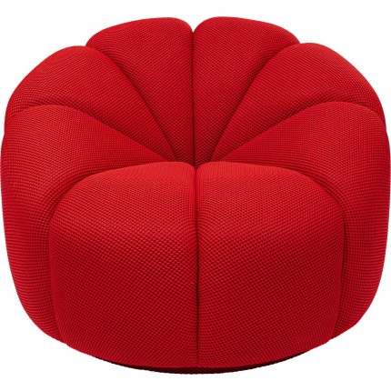 Fauteuil pivotant Peppo Lounge rouge Kare Design Fauteuil pivotant Peppo Lounge rouge Kare Design