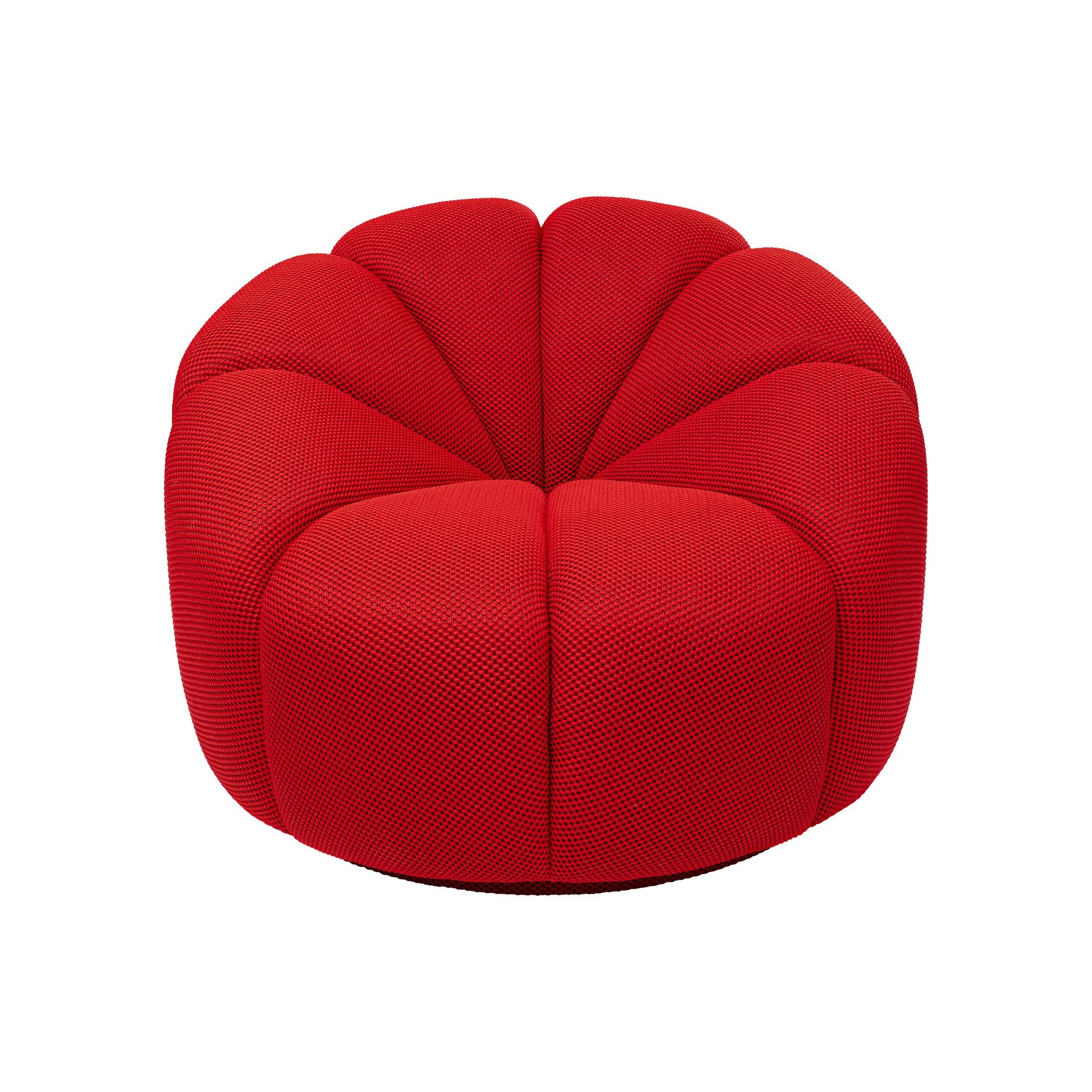Fauteuil pivotant Peppo Lounge rouge Kare Design