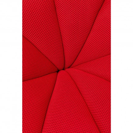 Fauteuil pivotant Peppo Lounge rouge Kare Design