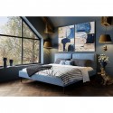 Plaid Classico bleu 200x150cm Kare Design