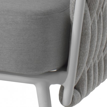 Outdoor sofa Vigo 2-Seater grey anthracite Gescova