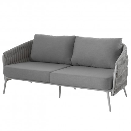 Outdoor sofa Vigo 2-Seater grey anthracite Gescova