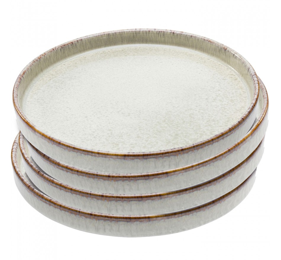 Assiettes creuses Skandi 22cm set de 4 Kare Design