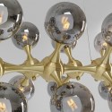 Suspension Atomic Balls laiton140cm Kare Design