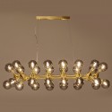 Suspension Atomic Balls laiton140cm Kare Design