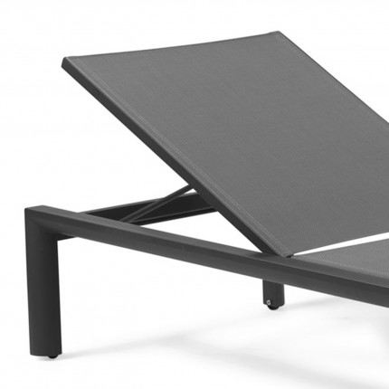 Recamiere Vittorio charcoal grey Gescova