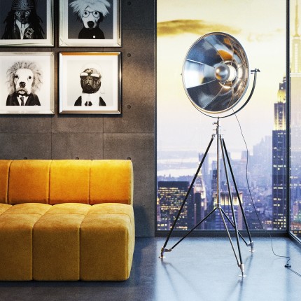 Lampadaire Cinema 190cm argenté Kare Design