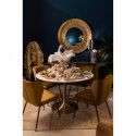 Table Invitation blanc & laiton Kare Design