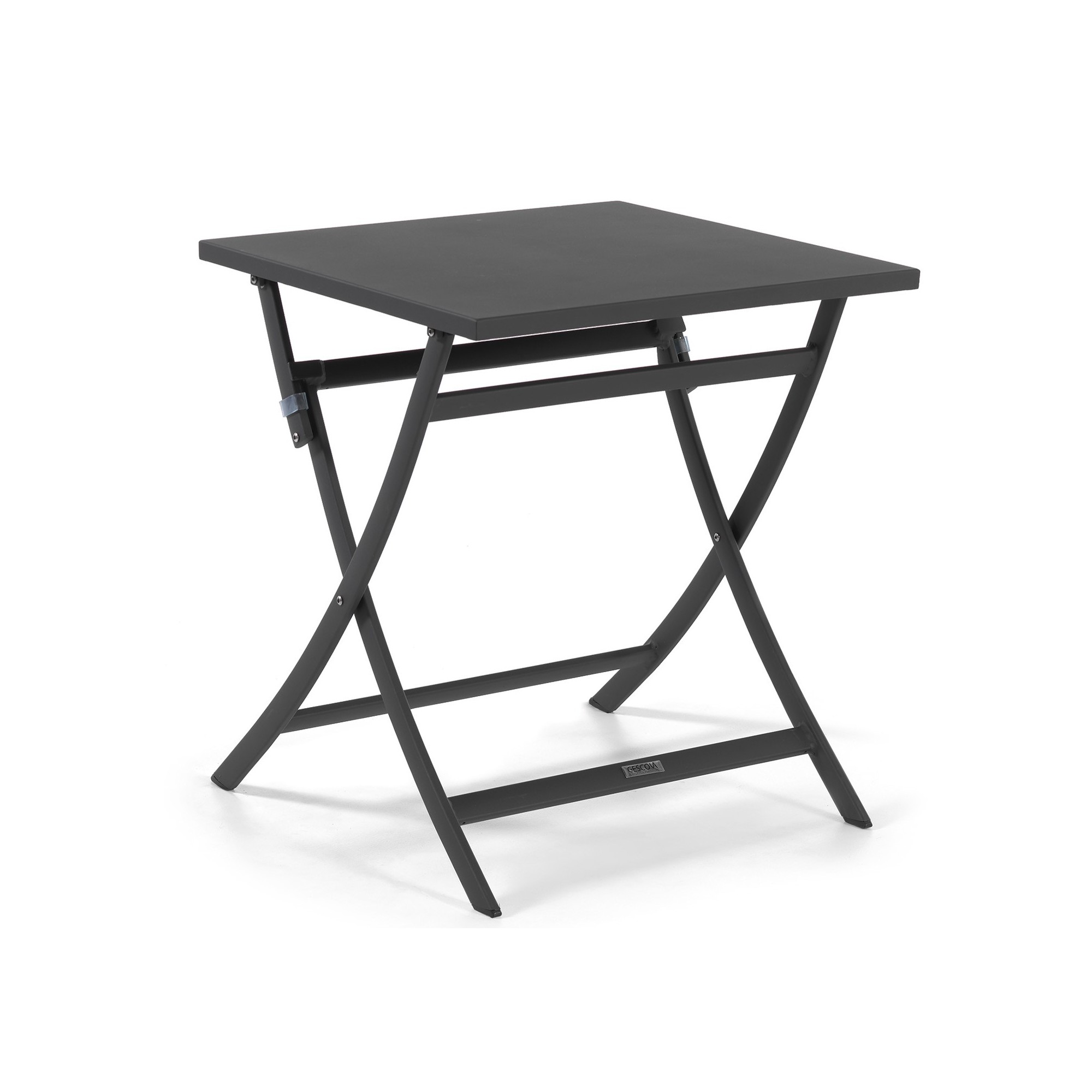 Table de jardin pliante Grasse noire Gescova