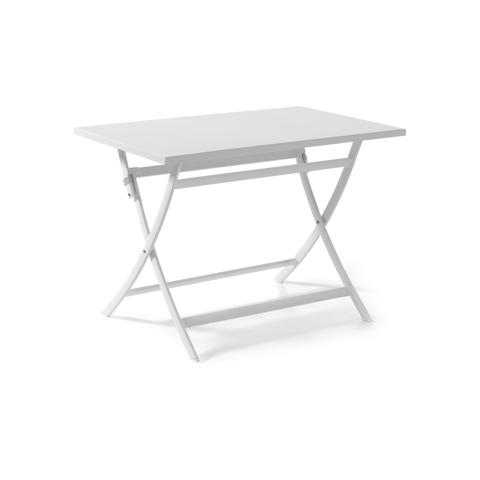 Table de jardin pliante Grasse blanche Gescova