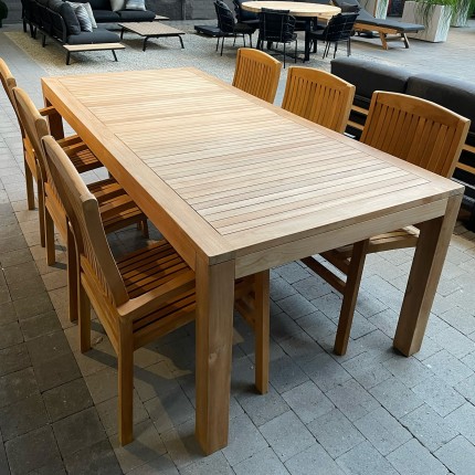 Table de jardin Norwich 220x100cm Gescova