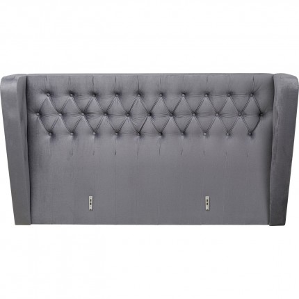 Tête de lit Benito Moon en velours gris Kare Design