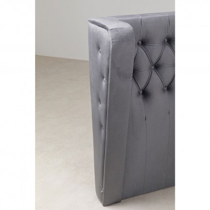 Tête de lit Benito Moon en velours gris Kare Design