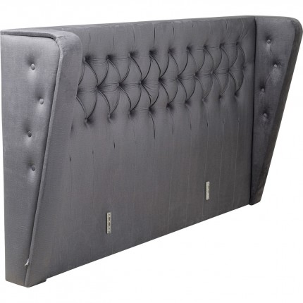 Tête de lit Benito Moon en velours gris Kare Design