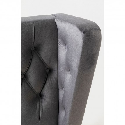 Tête de lit Benito Moon en velours gris Kare Design