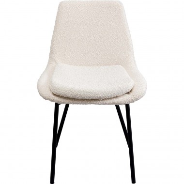 Chaise West Side Boucle crème Kare Design