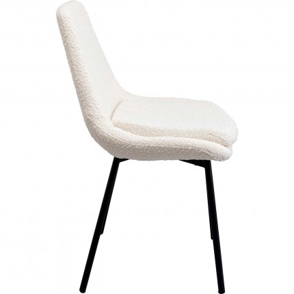 Chaise West Side Boucle crème Kare Design