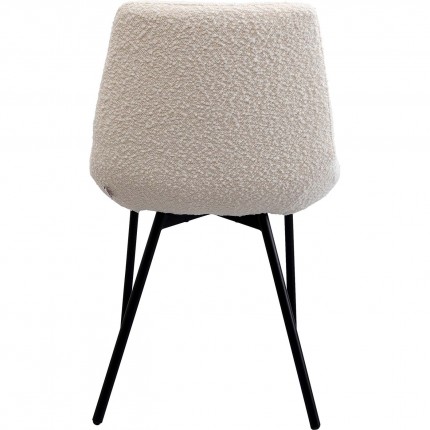 Chaise West Side Boucle crème Kare Design