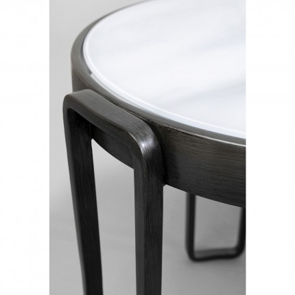 Tables basses Perelli noires set de 3 Kare Design