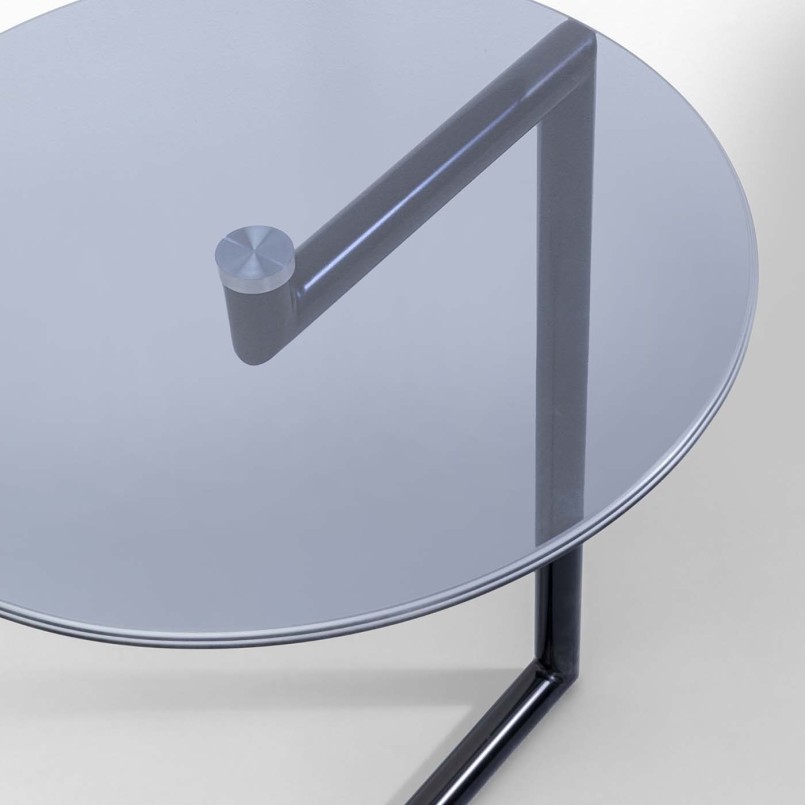 Table d appoint Easy Living noir Ø46cm