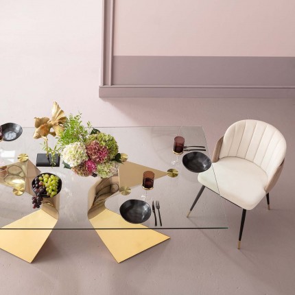 Chair Hojas Beige Kare Design Chair Hojas Beige Kare Design