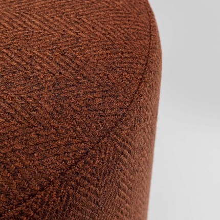 Tabouret Cherry Lina marron et laiton Kare Design 