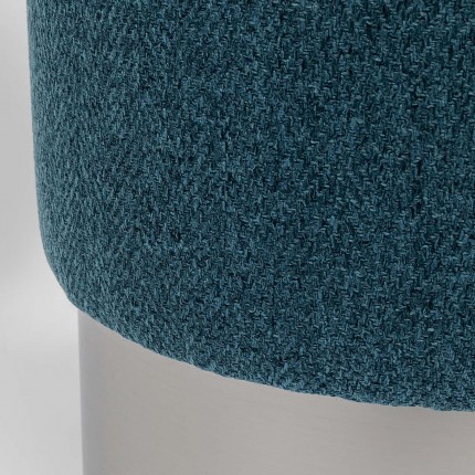 Tabouret Cherry Lina bleu et chrome Kare Design