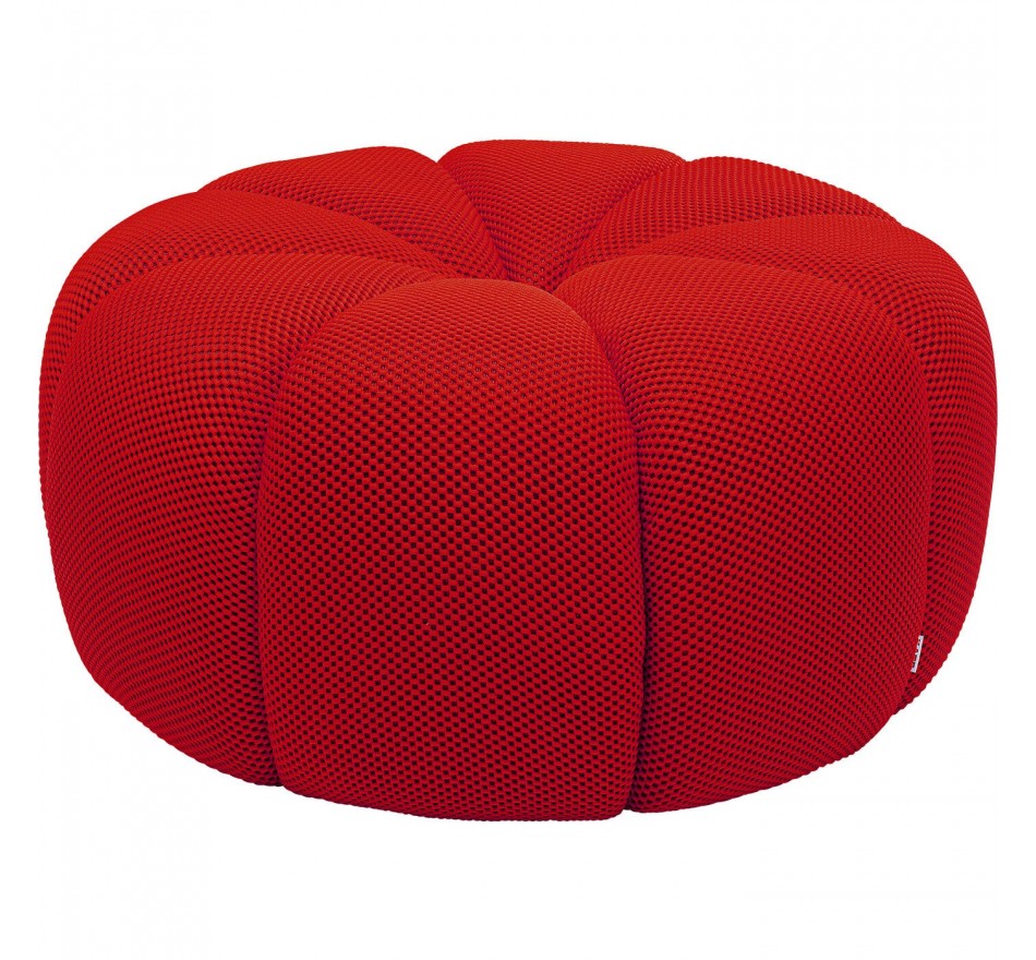 Pouf Peppo Lounge rouge Kare Design