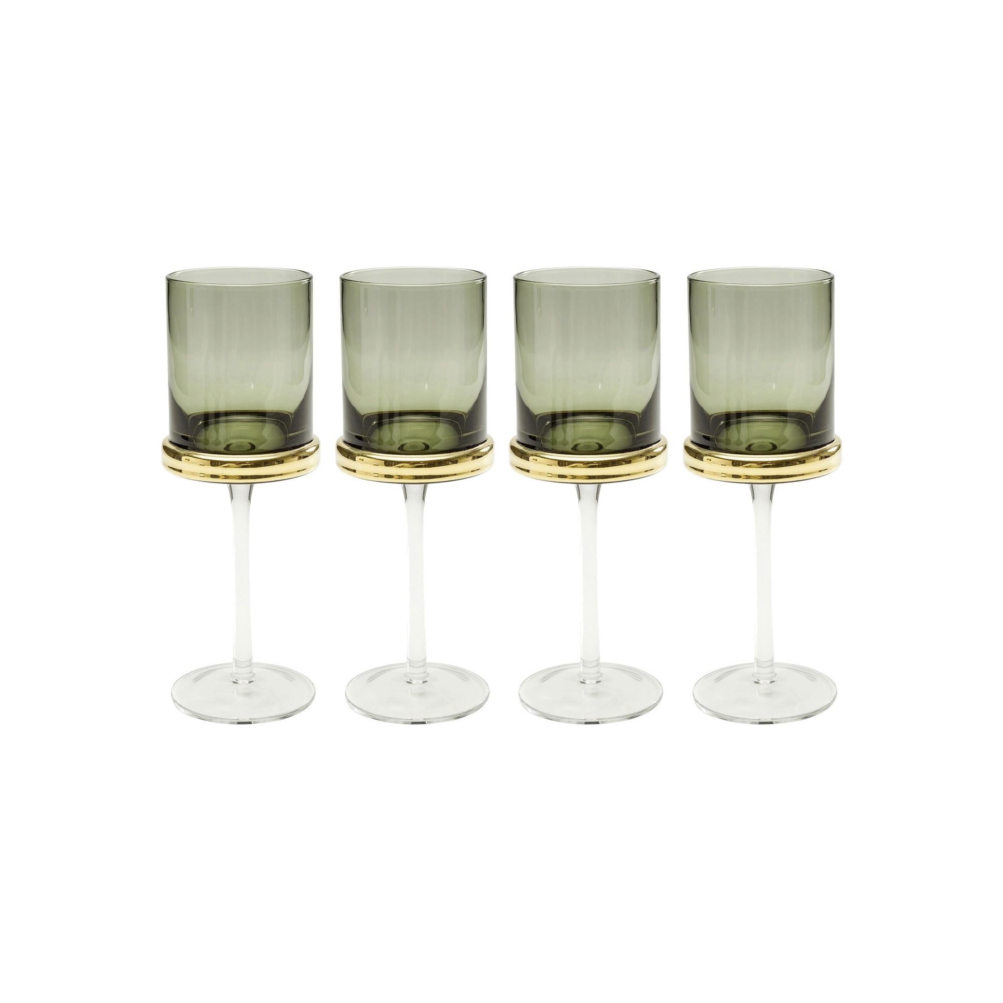 Verres à vin rouge Innocent fumé set de 4 Kare Design