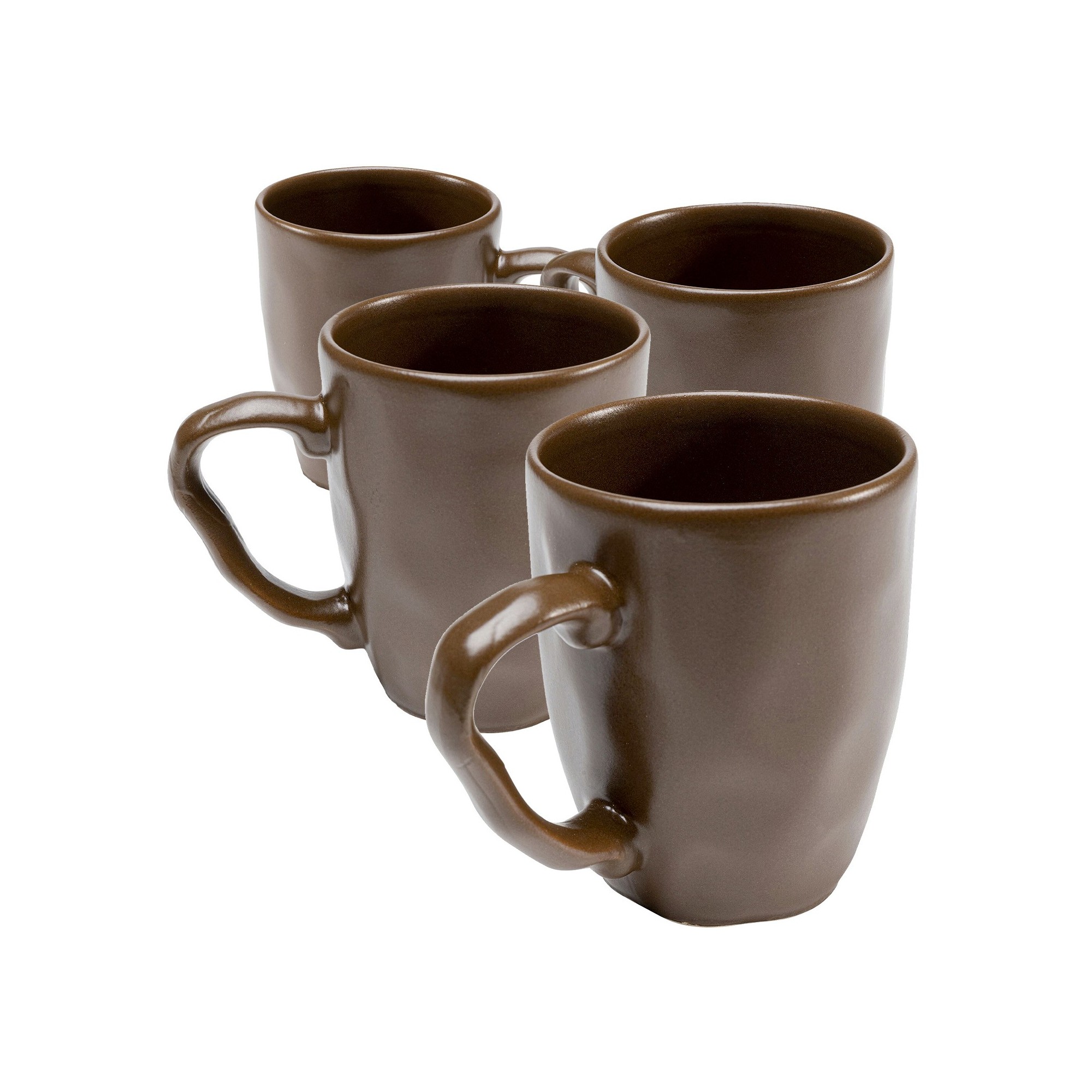 Mugs Savannah marron set de 4 Kare Design