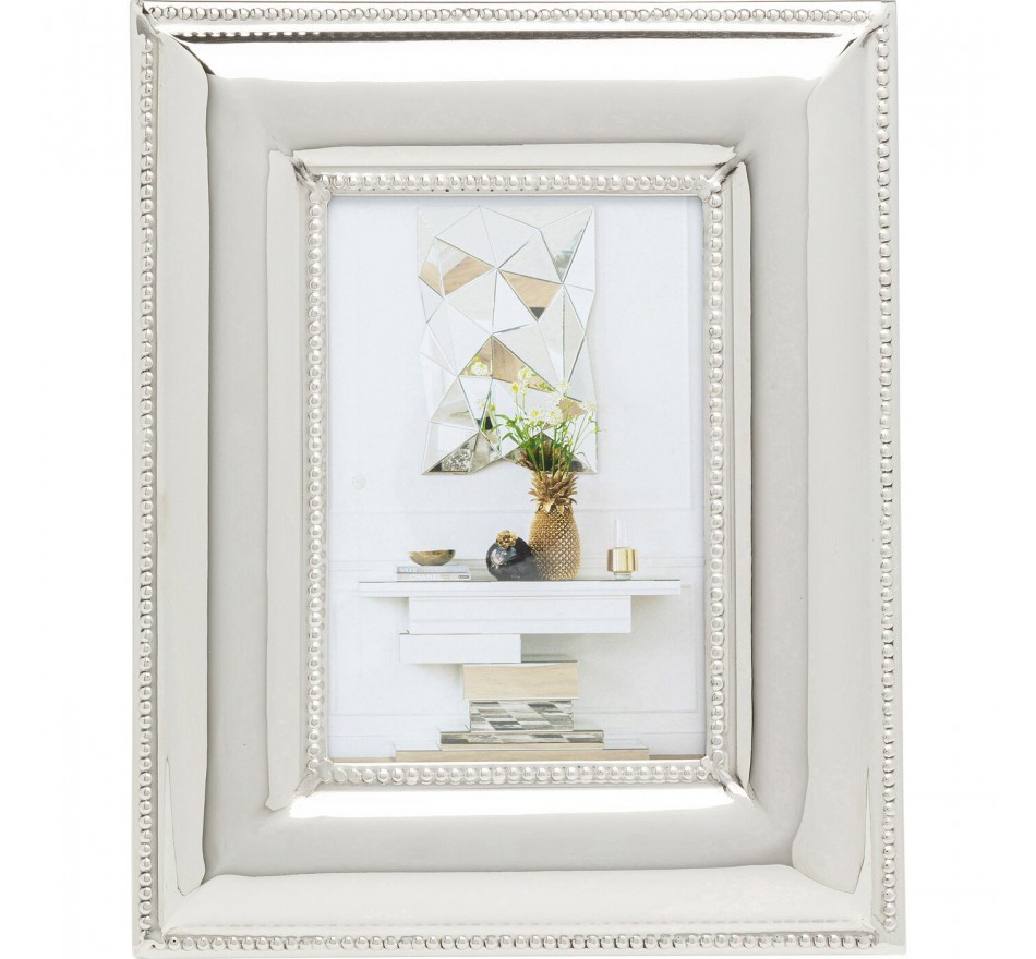 Cadre photo Elly 20x25cm argenté Kare Design