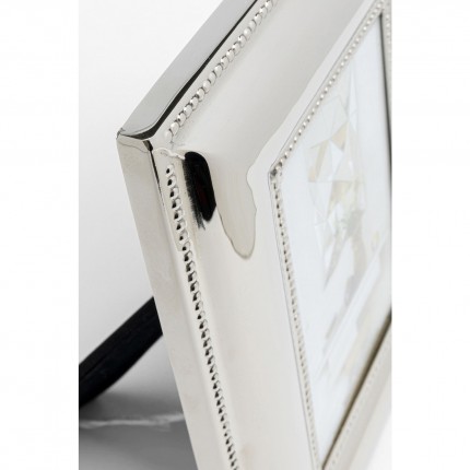 Cadre photo Elly 20x25cm argenté Kare Design