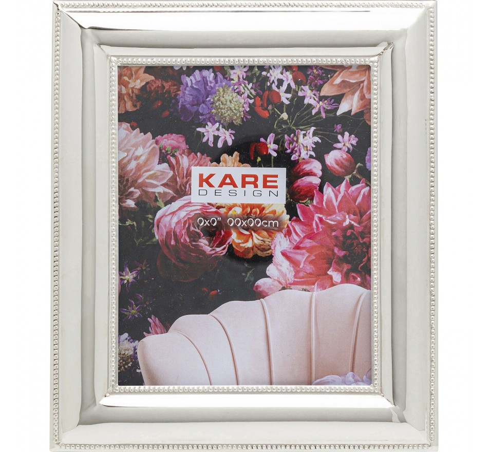 Cadre photo Elly 30x35cm argenté Kare Design