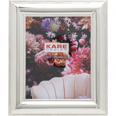 Cadre photo Elly 30x35cm argenté Kare Design