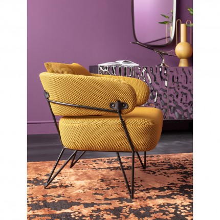 Fauteuil Peppo jaune Kare Design