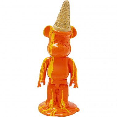 Déco ours glace orange Kare Design