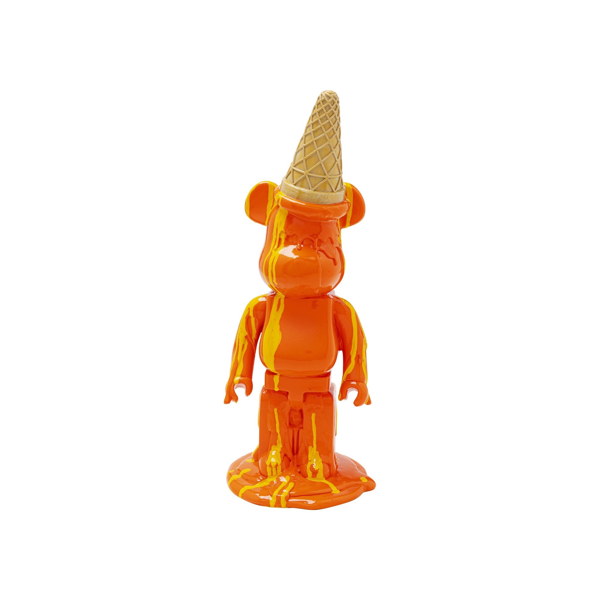 Déco ours glace orange Kare Design