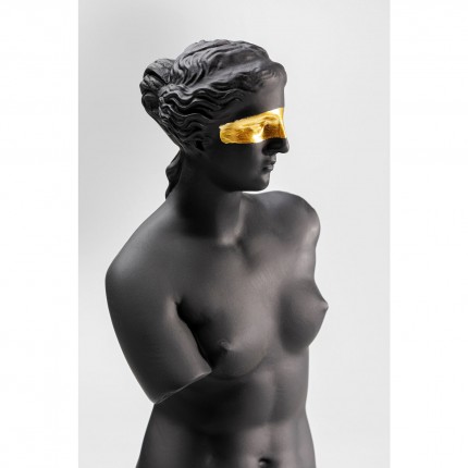 Déco femme antique noire masque doré Kare Design