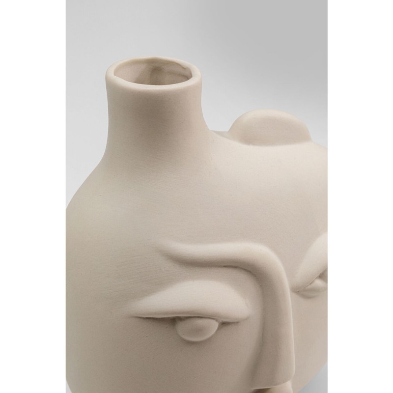 Vase en céramique visage abstrait Kare Design